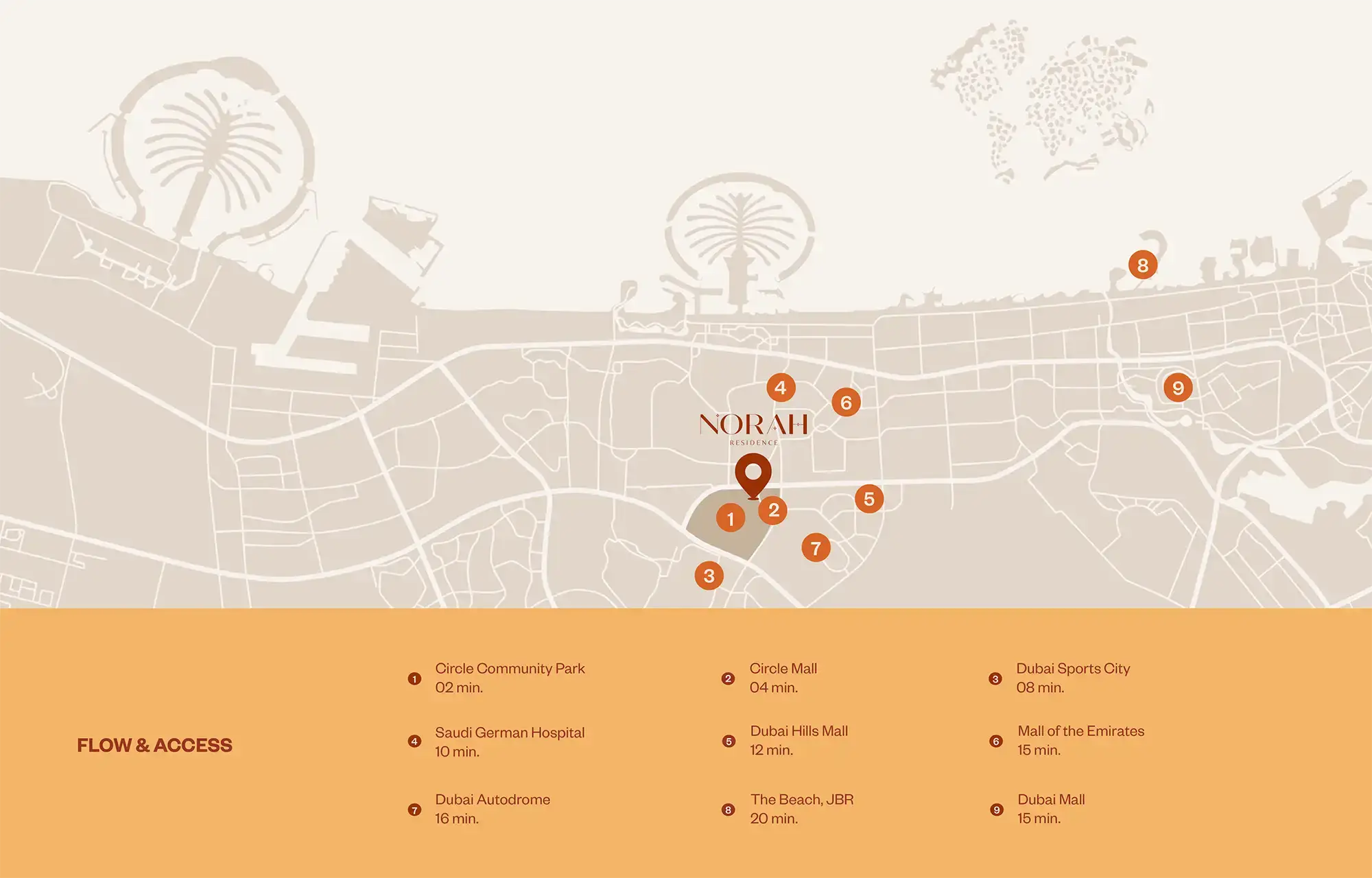 Norah Residence locatie 2